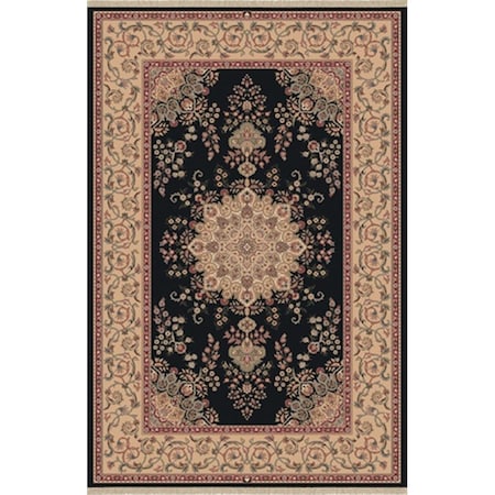 Dynamic Rugs Brilliant 5 ft. 3 in. x 7 ft. 7 in. 7201-090 Rug - Black BR697201090